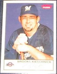 2005 Fleer Tradition Brooks Kieschnick #54 Brewers
