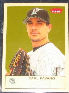 2005 Fleer Tradition Carl Pavano #201 Marlins