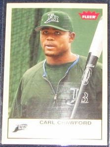 2005 Fleer Tradition Carl Crawford #274 Devil Rays