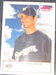 2005 Fleer Tradition Doug Davis #48 Brewers