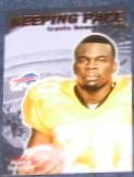 01 Fleer Tradition Keeping Pace Travis Henry #12 Bills
