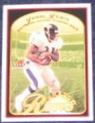 01 Fleer Tradition Grass Roots Jamal Lewis #7 Ravens