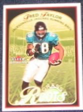 01 Fleer Tradition Grass Roots Fred Taylor #4 Jaguars