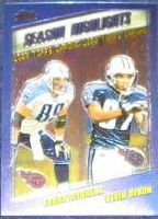 2000 Topps Chrome Highlights Wycheck/Dyson #200 Titans