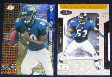 2002 Fleer Ultra Hot Prospects Ray Lewis #59 Raven
