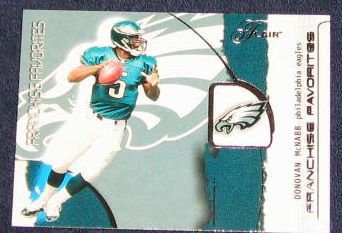 2002 Flair Franchise Favorites Donovan McNabb #1