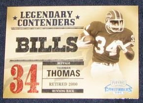 2002 Playoff Legendary Contenders Thurman Thomas #13