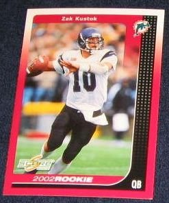 2002 Score Rookie Zac Kustok #269