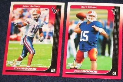 2002 Score Rookie Jabar Gaffney #286