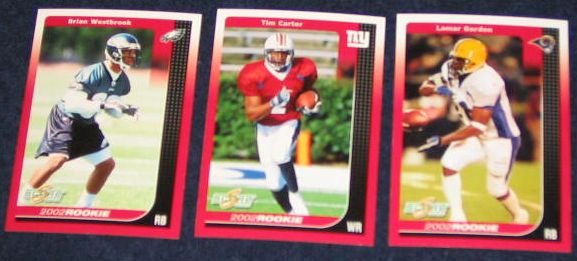 2002 Score Rookie Tim Carter #288