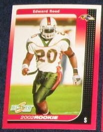 2002 Score Rookie Edward Reed #324