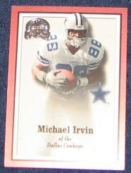 2000 Fleer Greats of the Game Michael Irvin #6 Cowboys