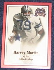 2000 Fleer Greats of the Game Harvey Martin #12 Cowboys