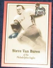 2000 Fleer Greats of the Game Steve Van Buren #57