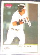 2005 Fleer Tradition Ricky Ledee #256 Giants