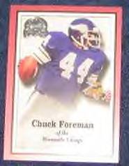 2000 Fleer Greats of the Game Chuck Foreman #42 Vikings