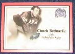 2000 Fleer Greats of the Game Chuck Bednarik #26