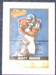2002 Fleer Authentix Marty Booker #38 Bears