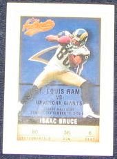 2002 Fleer Authentix Isaac Bruce #36 Rams