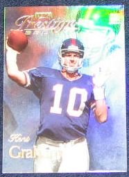 1998 Playoff Prestige SSD Kent Graham #B086 Giants