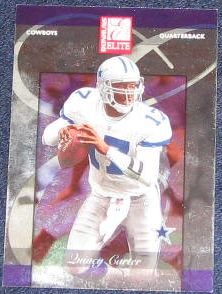 2002 Donruss Elite Quincy Carter #65 Cowboys