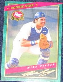 1994 Post Rookie Mike Piazza #1 Dodgers