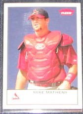 2005 Fleer Tradition Mike Matheny #57 Cardinals