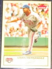 2005 Fleer Tradition Livan Hernandez #241 Nationals