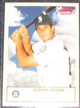2005 Fleer Tradition Justin Leone #218 Mariners