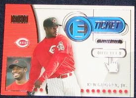 2000 Skybox E-Ticket Ken Griffey Jr.#8 Reds