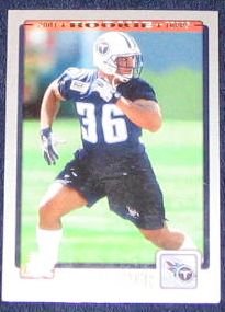 2001 Topps Rookie Dan Alexander #349 Titans