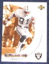 2000 Upper Deck Ovation Tim Brown #41 Raiders