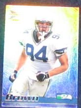 1999 Pacific Prism Chad Brown #131 Seahawks