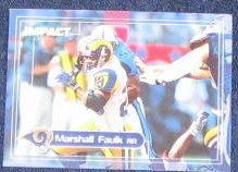 2000 Fleer Impact Marshall Faulk #30 Rams