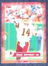 2000 Fleer Impact Brad Johnson #101 Redskins