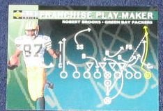 1996 Coll. Choice Play-Maker Robert Brooks #U73 Packers