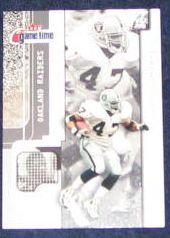 2001 Fleer Game Time Tyrone Wheatley #69 Raiders