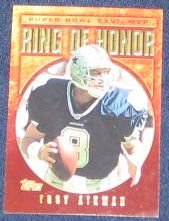 2002 Topps Ring of Honor Troy Aikman #TA27 Cowboys