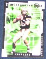 2001 Score Millennium Men Drew Brees #'d 698/1000