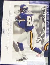2001 Fleer Genuine Cris Carter #8 Vikings