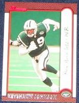 1999 Bowman Keyshawn Johnson #109 Jets