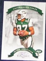 2002 Donruss Classics Laveranues Coles #82 Jets