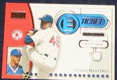 2000 Skybox E-Ticket Pedro Martinez #10 Red Sox