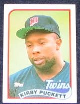 1989 Topps Kirby Puckett #650 Twins