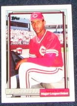 1992 Topps Debut Mo Sanford #156 Reds