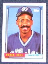 1992 Topps Debut Derek Bell #14 Blue Jays