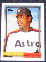 1992 Topps Debut Tony Eusebid #52 Astros