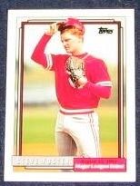 1992 Topps Debut Steve Foster #58 Reds