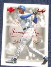 2001 UD Sweet Spot Jermaine Dye #20 Royals