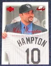 2001 UD Sweet Spot Mike Hampton #60 Rockies